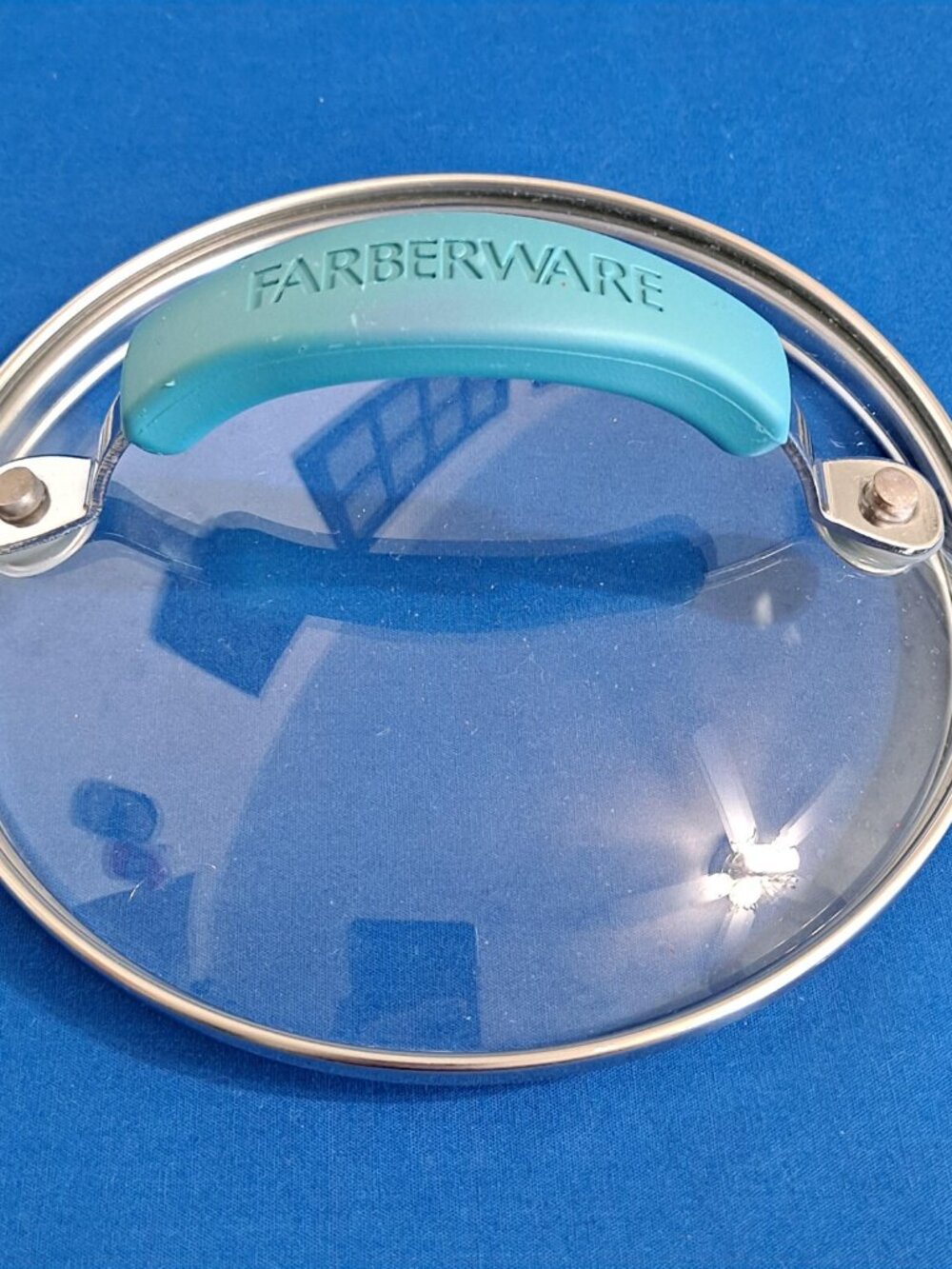 FARBERWARE GLASS Replacement LID 5 3/8" Metal Cover Pot Pan Skillet